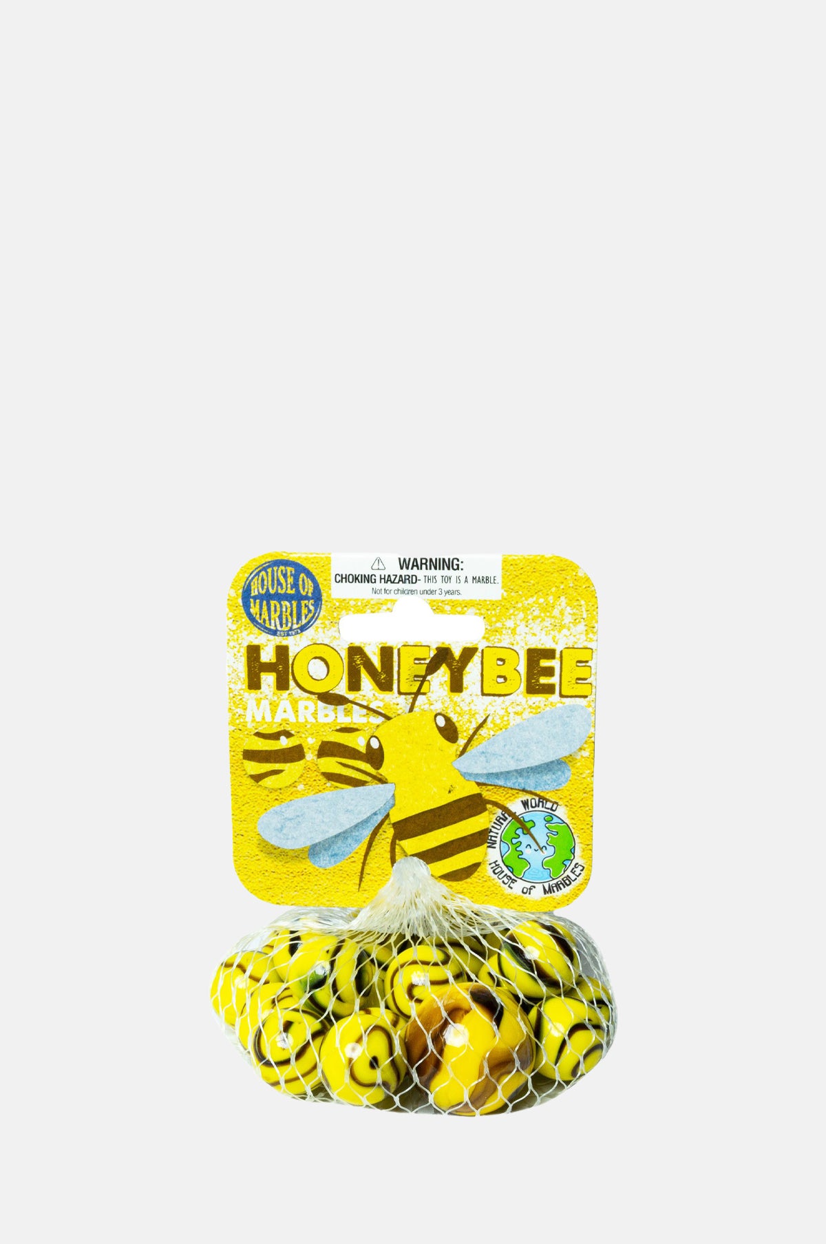 House of Marbles Honeybee Net Bag of Marbles.