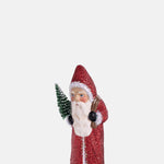 Ino Schaller Glitter Coat Santa Red.