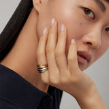 Lennon Gold and Silver Ring Set