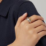 Lennon Gold and Silver Ring Set