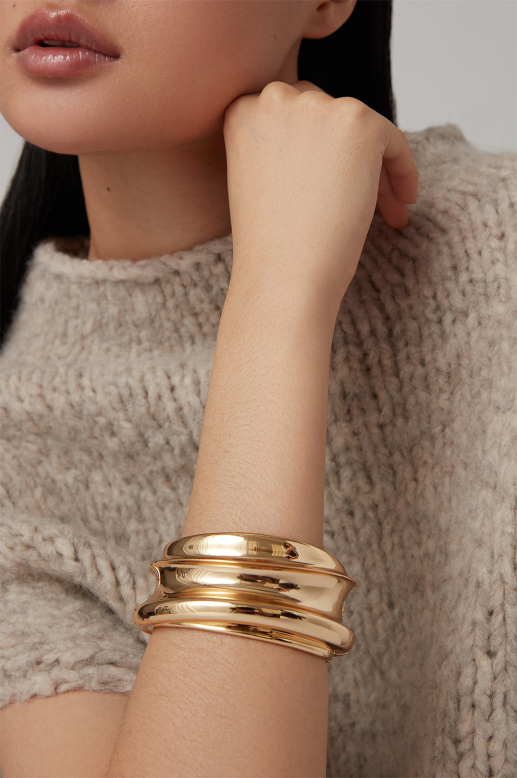 Lennon Mega Gold Bangle