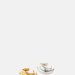 Jenny Bird Leona Ear Gold and Silver Cuff Set.
