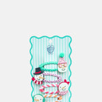 Jollity & Co. + Daydream Society Blizzard Buddies Hair Clip Set.