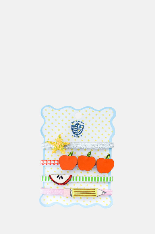 Smarty Pants Embellished Pack of 4 Hair Tie Set