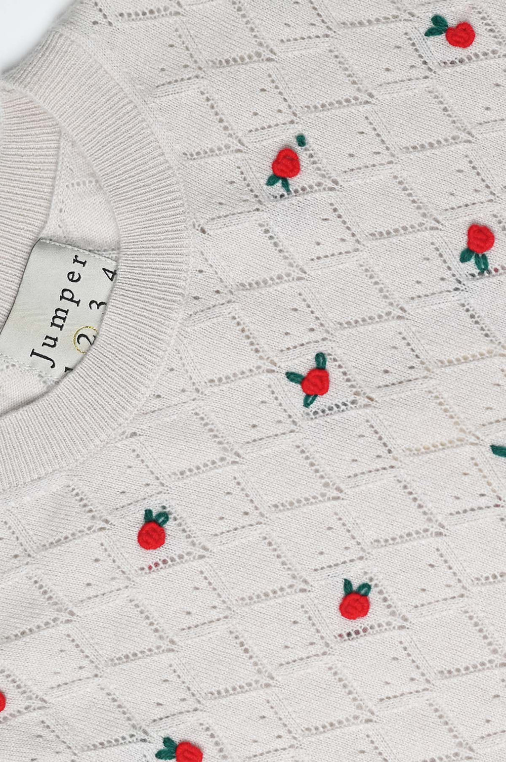 Fancy Floral Crew Limestone