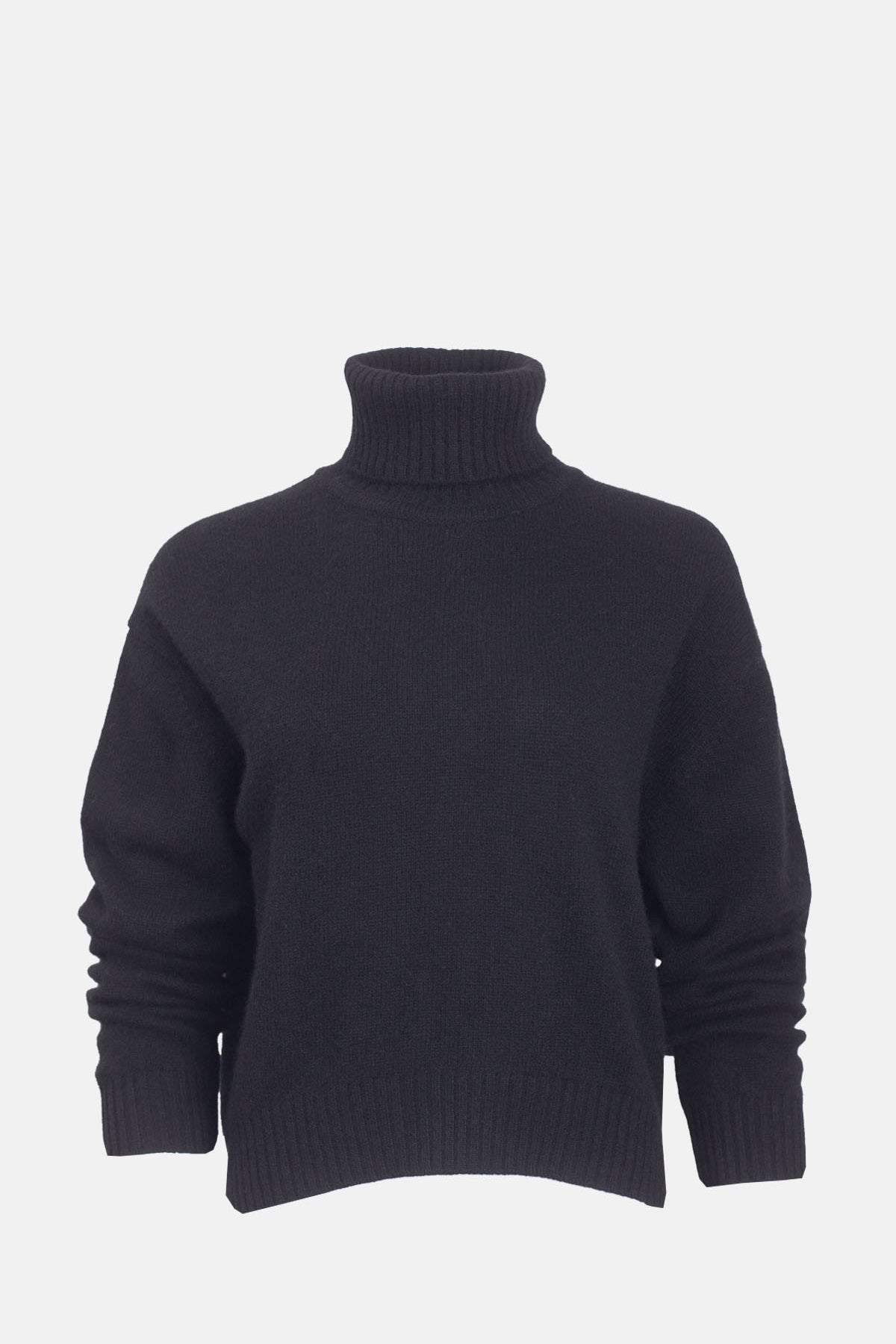 Jumper1234 Oversize Roll Collar Black.