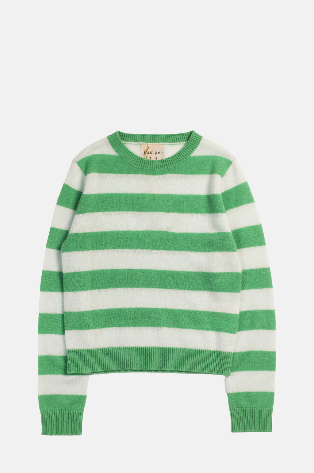 Jumper1234 Stripe Crew Fresh Green Noor.