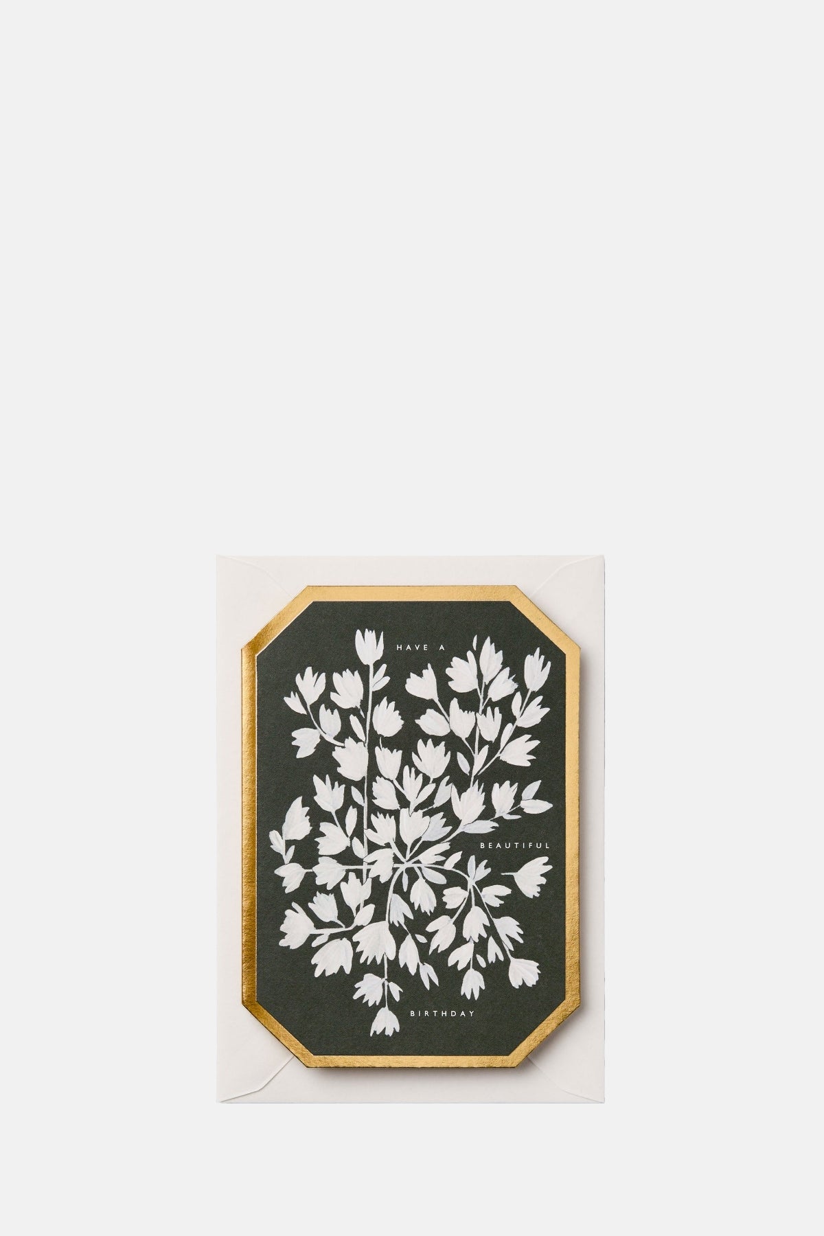Katie Housley Have A Beautiful Birthday Die Cut Card.
