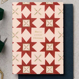 Have A Wonderful Christmas Quilt Red Card