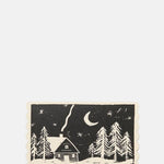 Katie Leamon Lino Cut Santas Workshop Card.