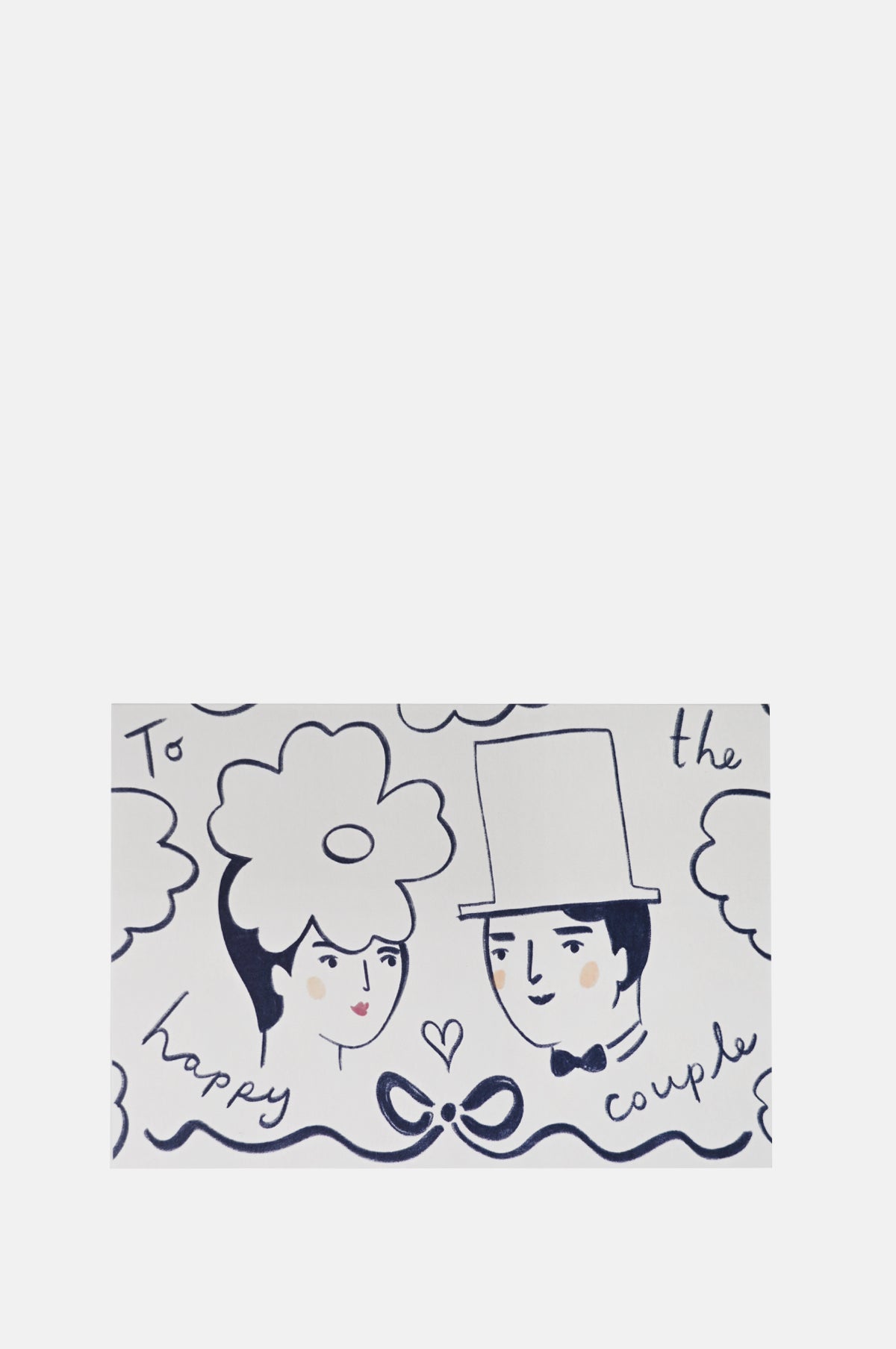Kitty Kenda Happy Couple Greeting Card.
