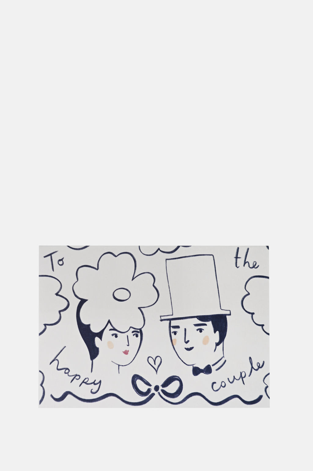 Kitty Kenda Happy Couple Greeting Card.