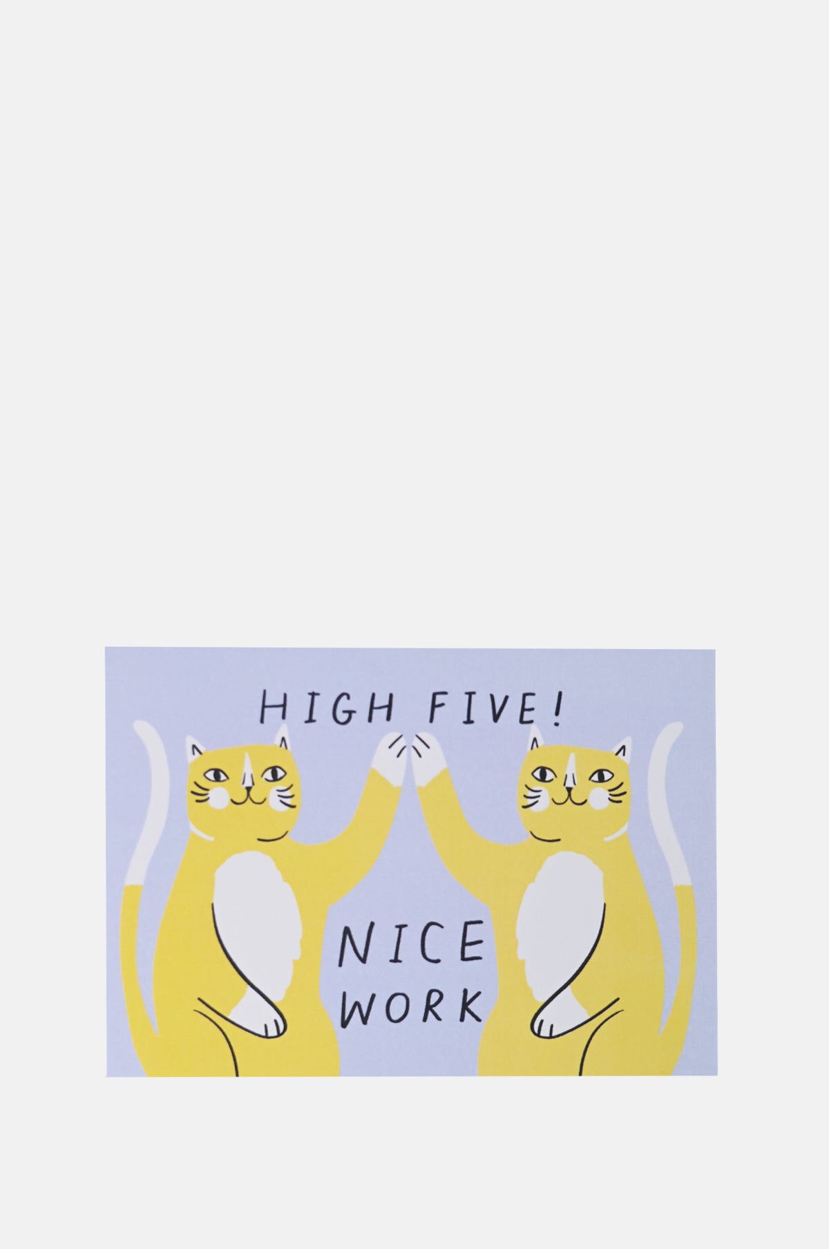 Kitty Kenda High Five Teamwork Greeting Card.