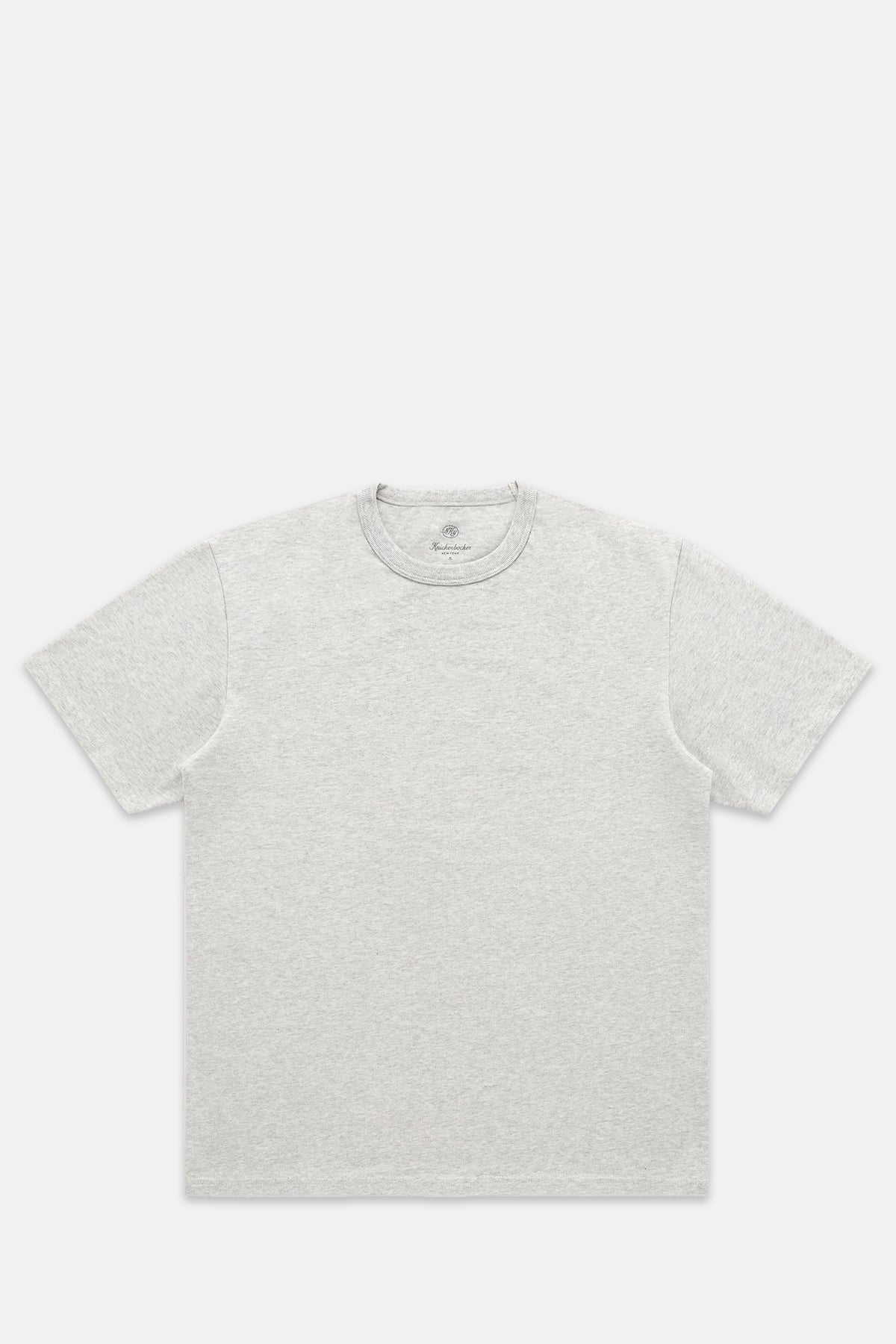 Knickerbocker Heavyweight T-Shirt Oat Grey.