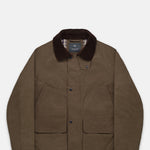 Knickerbocker Highland Dry-Wax Cotton & Nylon Coat Oak Brown.