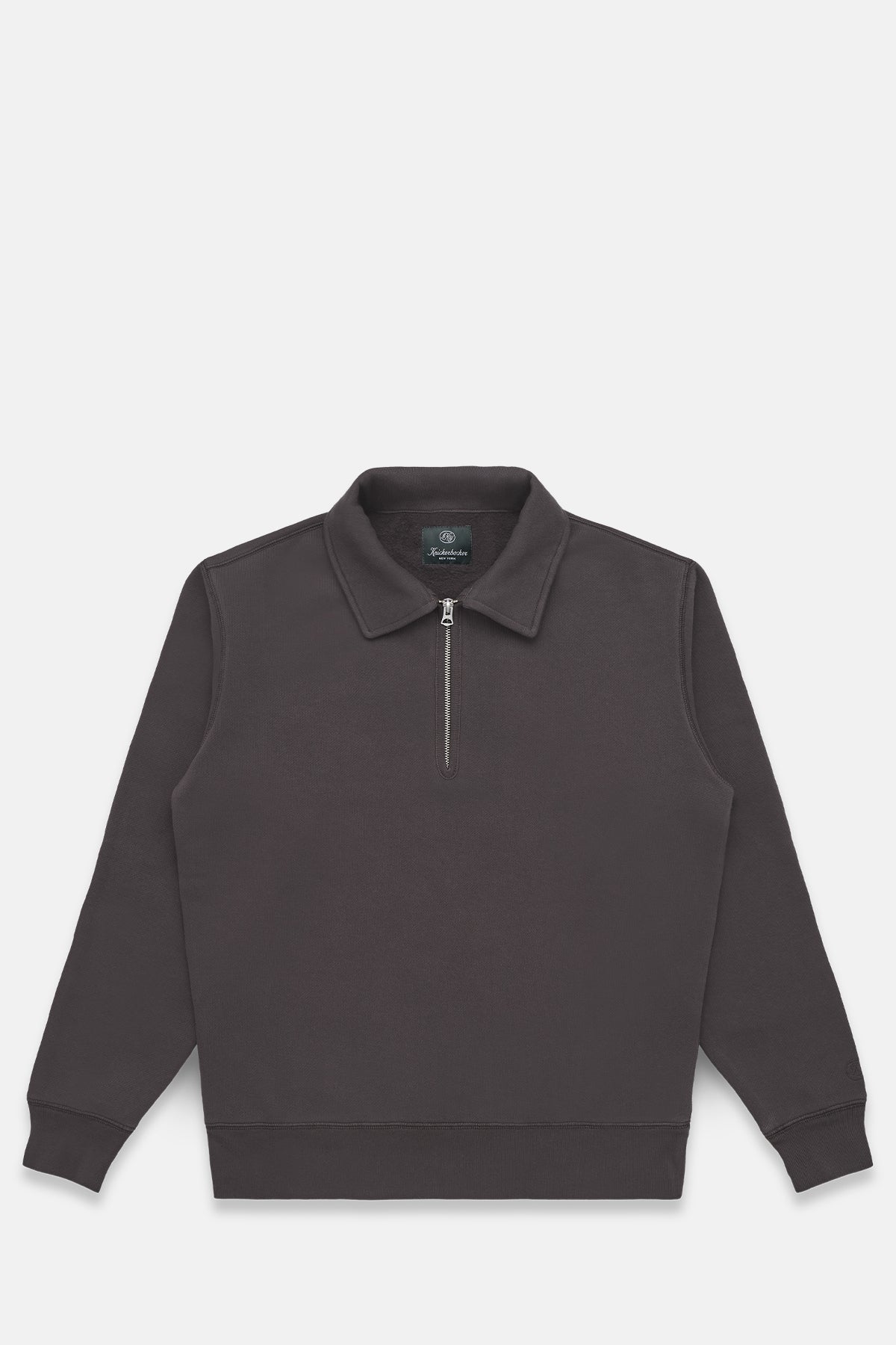 Knickerbocker Stadium Loft Knit Quarter Zip Peat.