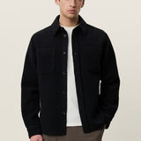 Boucle Overshirt Black