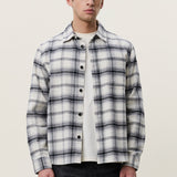 Check Overshirt Black