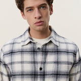 Check Overshirt Black