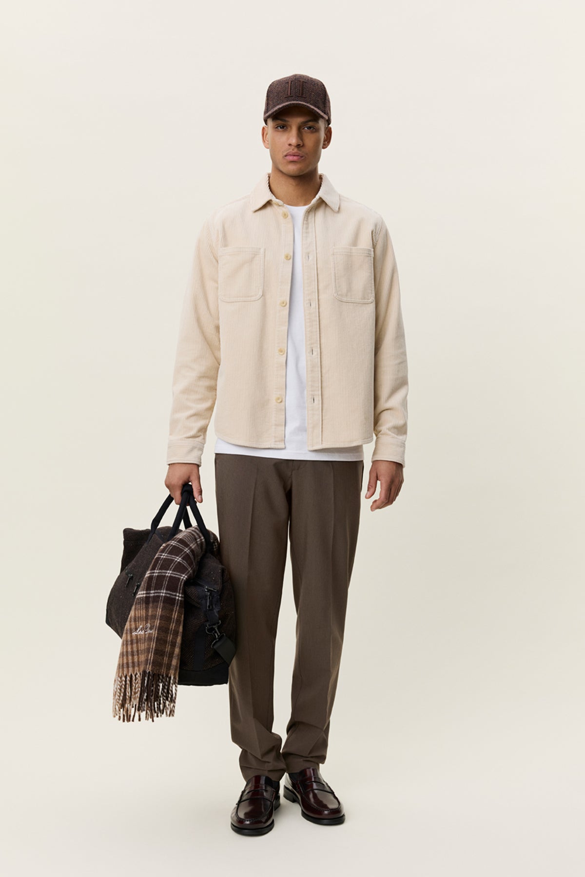 Corduroy Overshirt Ivory