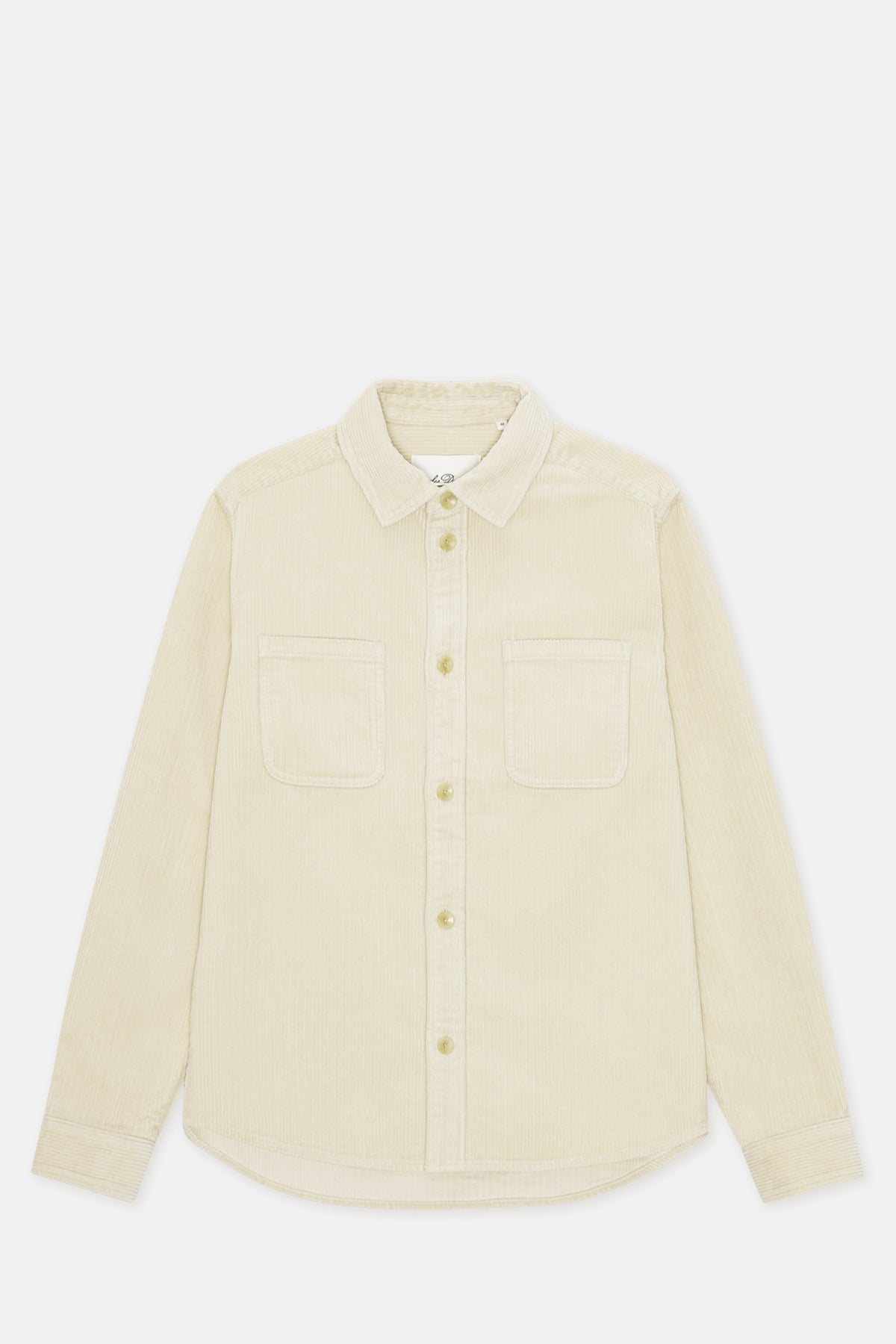 Les Deux Corduroy Overshirt Ivory.