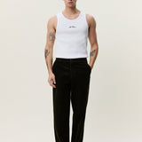 Corduroy Tapered Pants Rosin Green