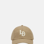 Les Deux Felt Logo Dad Cap Irish Cream.