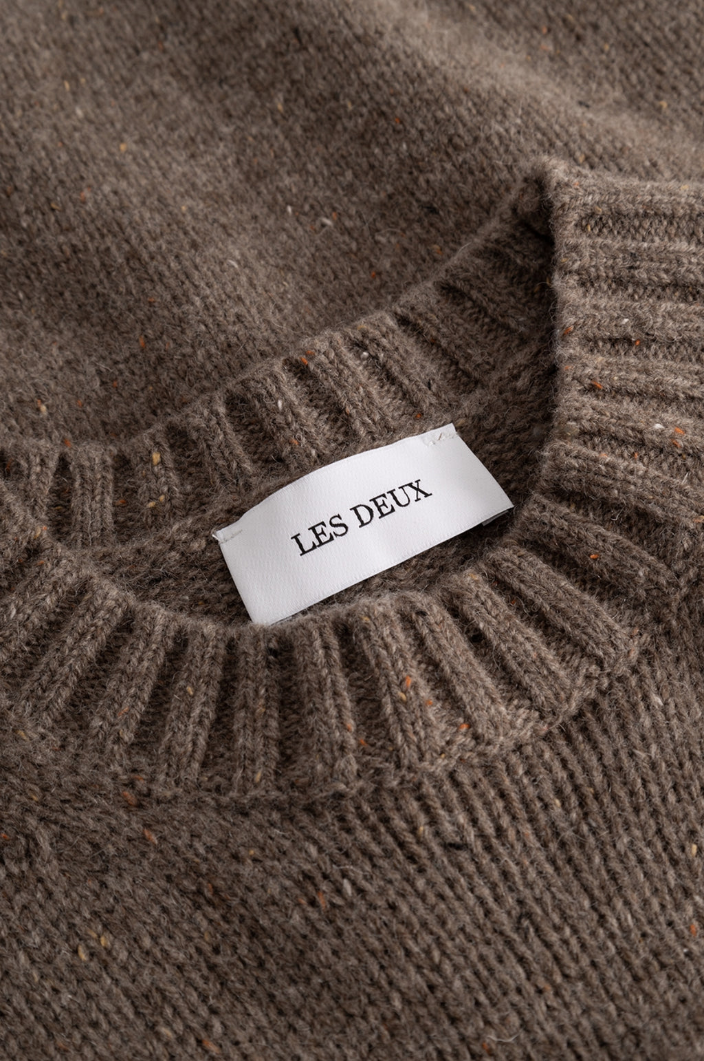 Gary Fleck Roundneck Jumper Mountain Grey Brown