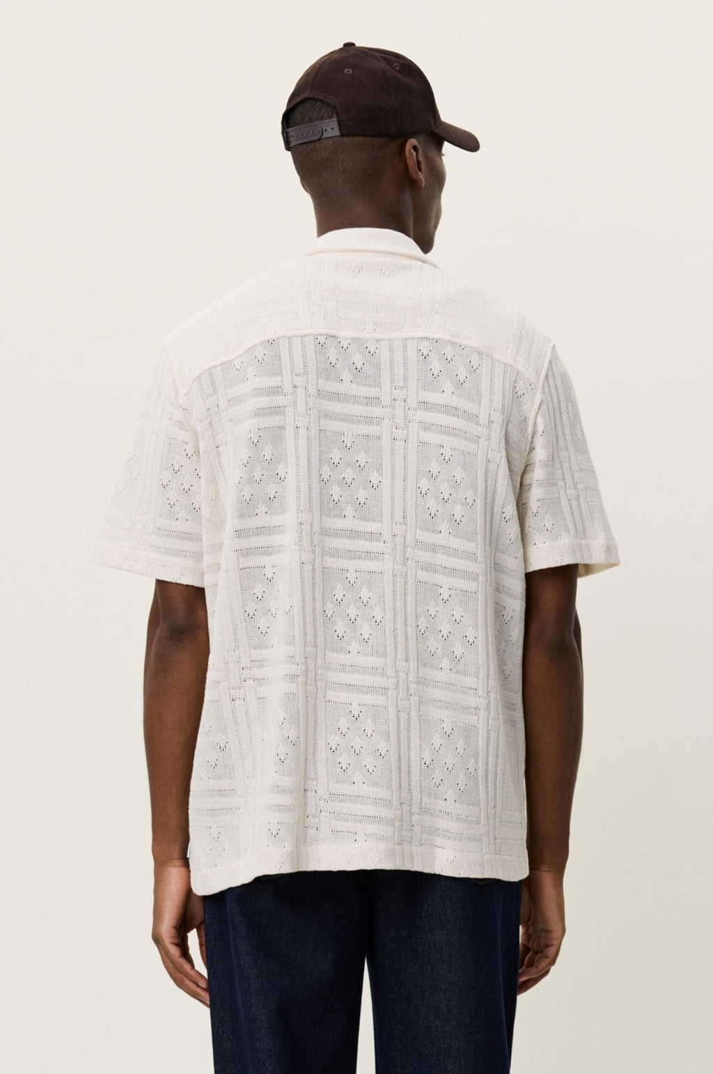 Hector Pointelle SS Shirt Eggnog White