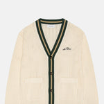 Les Deux Lace Knitted Cardigan Eggnog White.