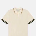 Les Deux Lace Knitted Polo Eggnog White.