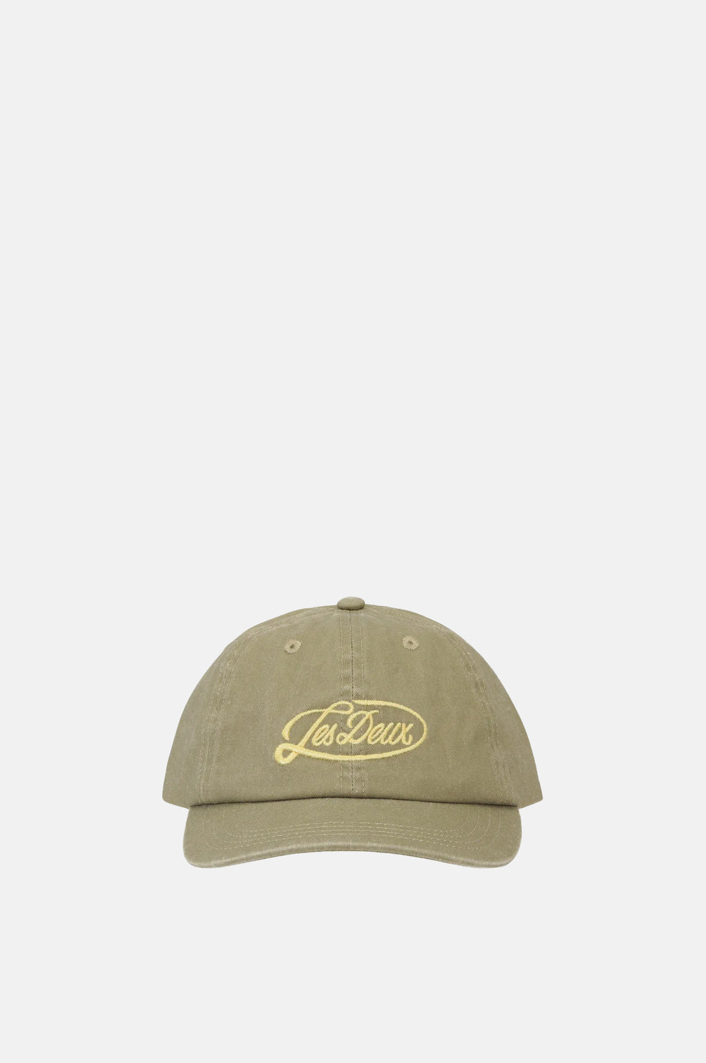 Les Deux Logo Dad Cap Laurel Oak Sand.