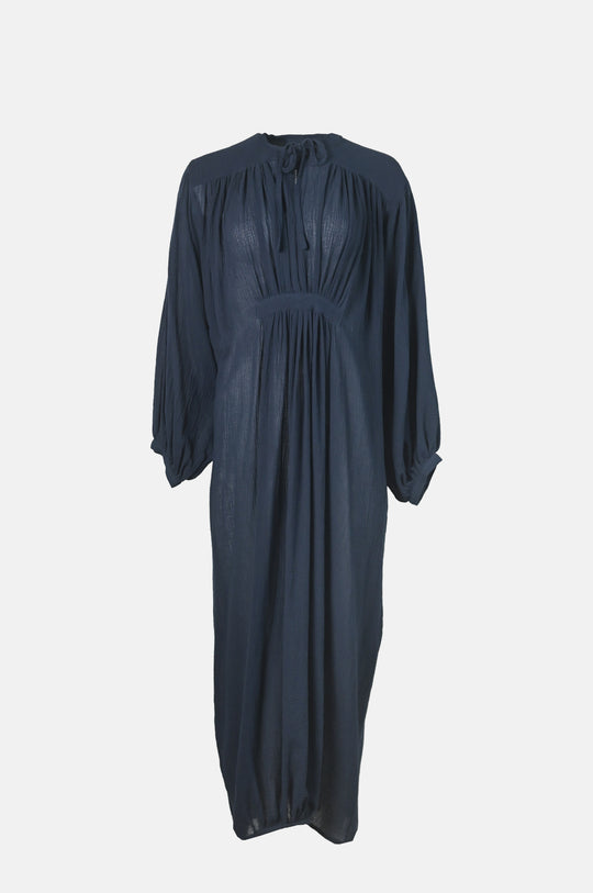 Hazy Nipple Dress Navy