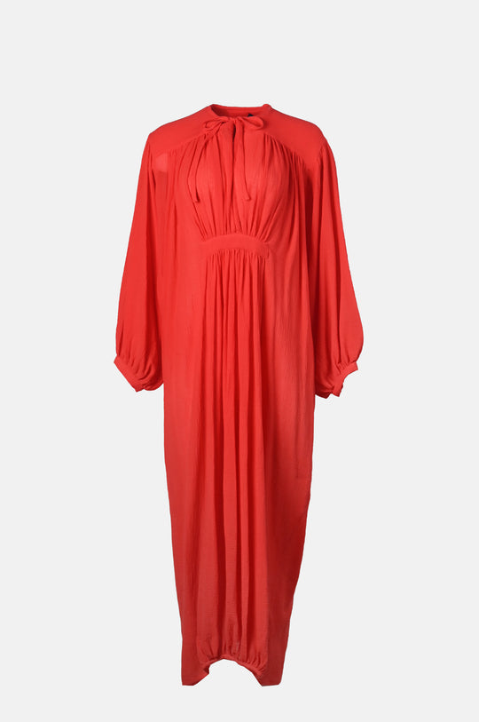 Hazy Nipple Dress Red