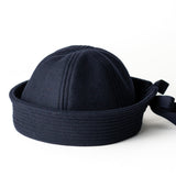 Le Chapeau with Silk Ribbons Navy