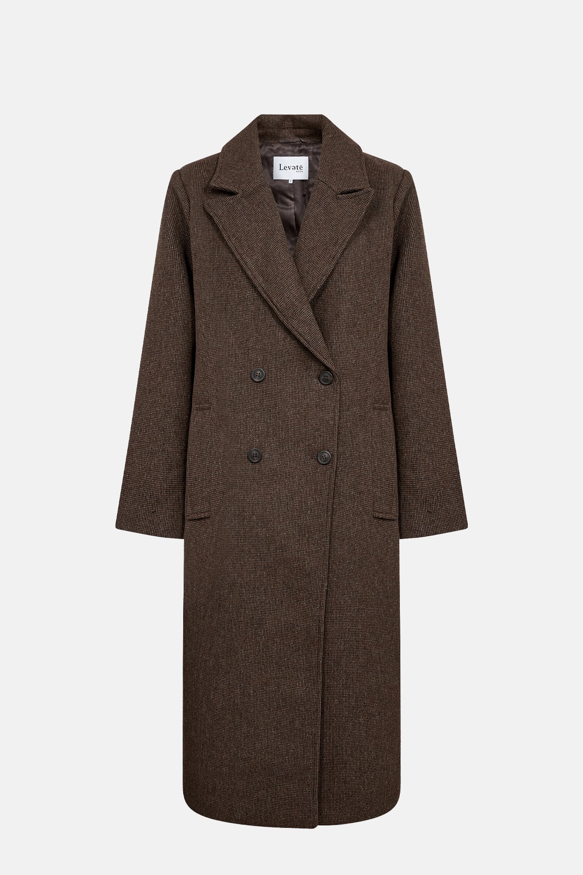 Levete Room Sandra Coat Chocolate Chip Combi.