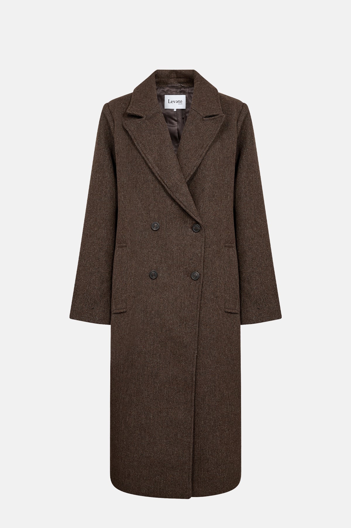 Levete Room Sandra Coat Chocolate Chip Combi.