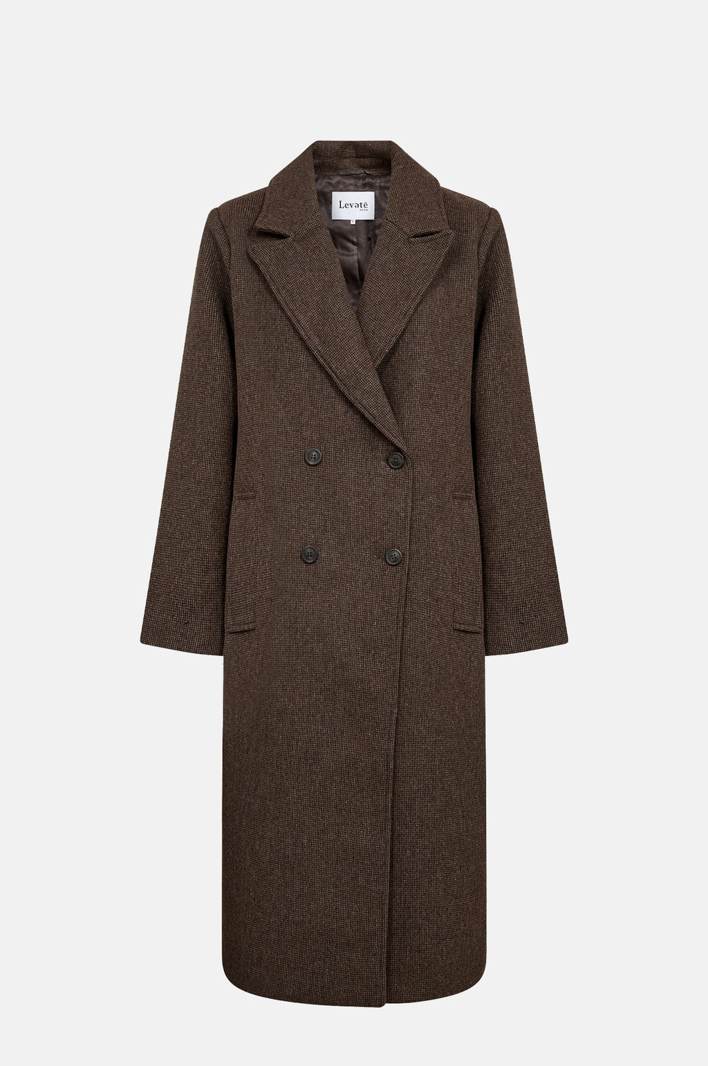 Levete Room Sandra Coat Chocolate Chip Combi.