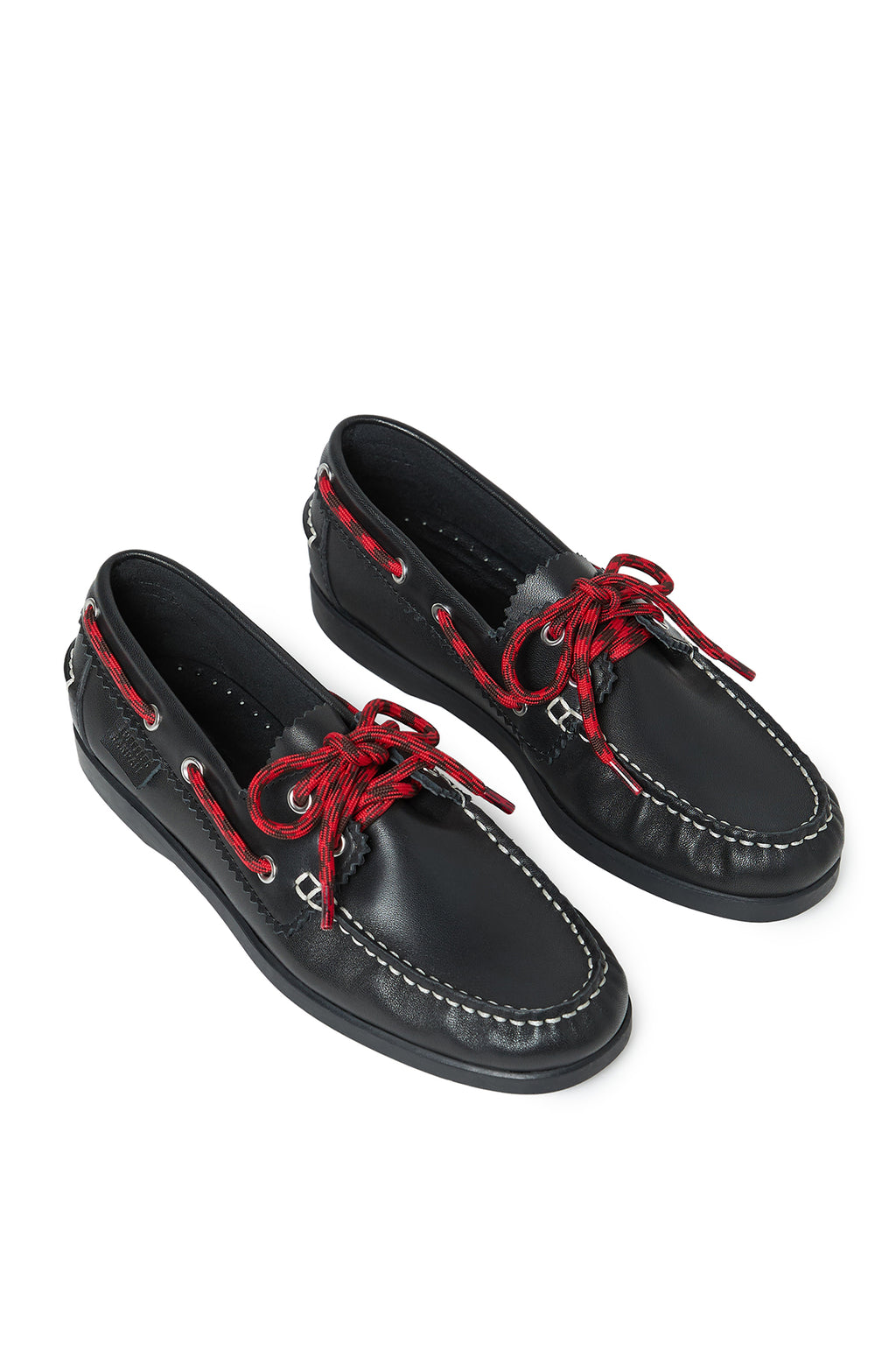 Franco Leather Boat Loafer Black