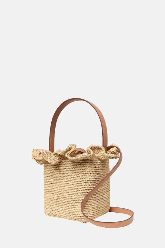 Laith Crochet Bag Top Handle Natural
