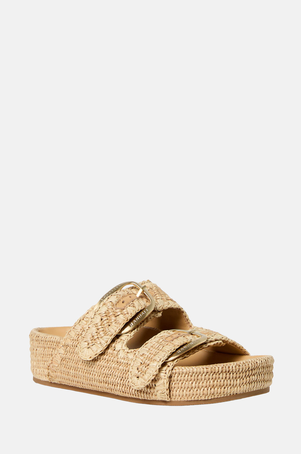 Loeffler Randall Nico Two Band Sandal Natural.