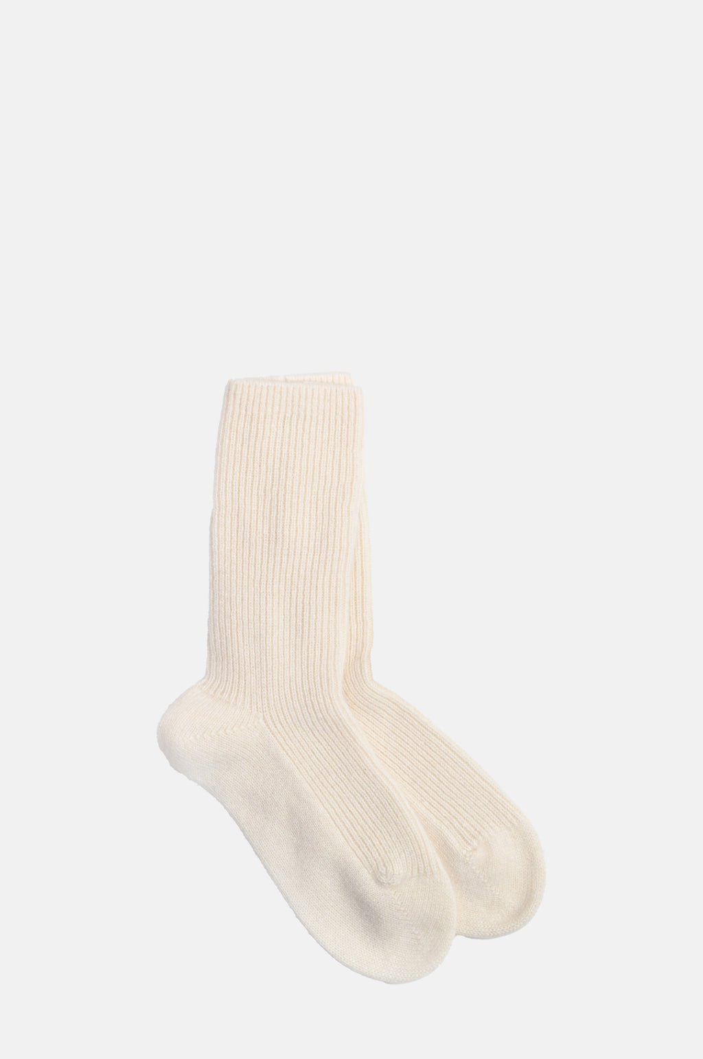 Loop Cashmere Elsa Cashmere Sock Chalk.