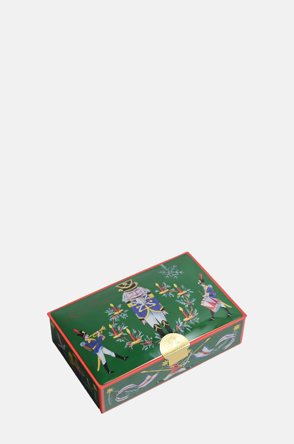 Louis Sherry Harrison Howard Nutcracker Green 12 Piece Tin.