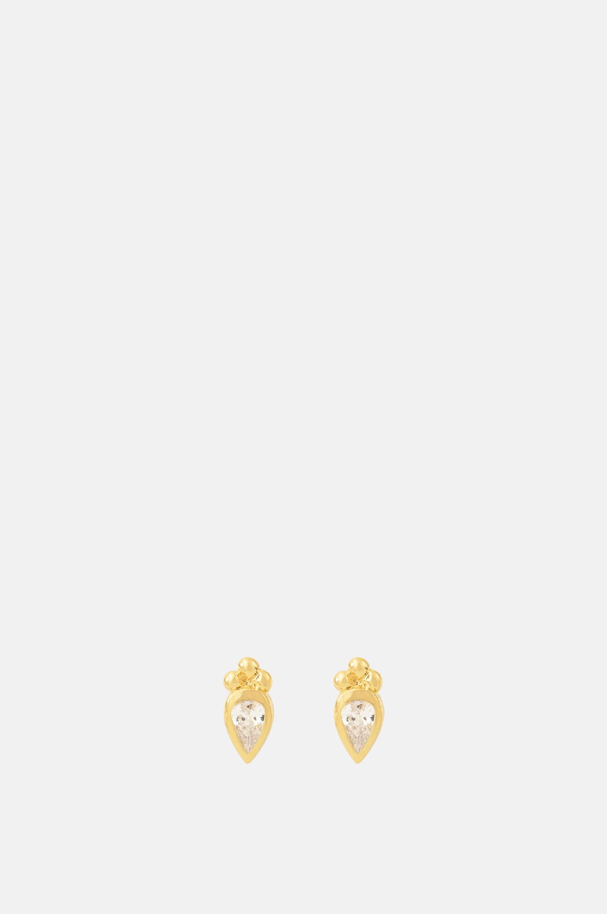Louise Hendricks Driss Pear Stud Earrings.