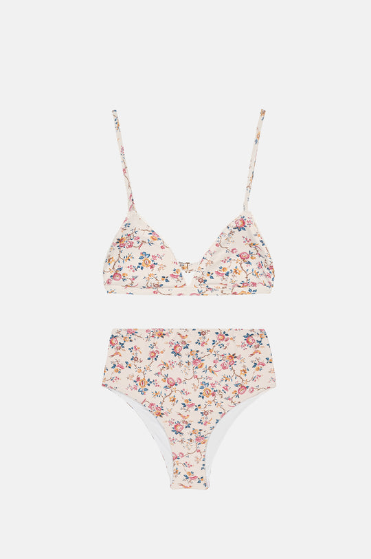 Vasalia Creeky Bikini Cream Retro Garden
