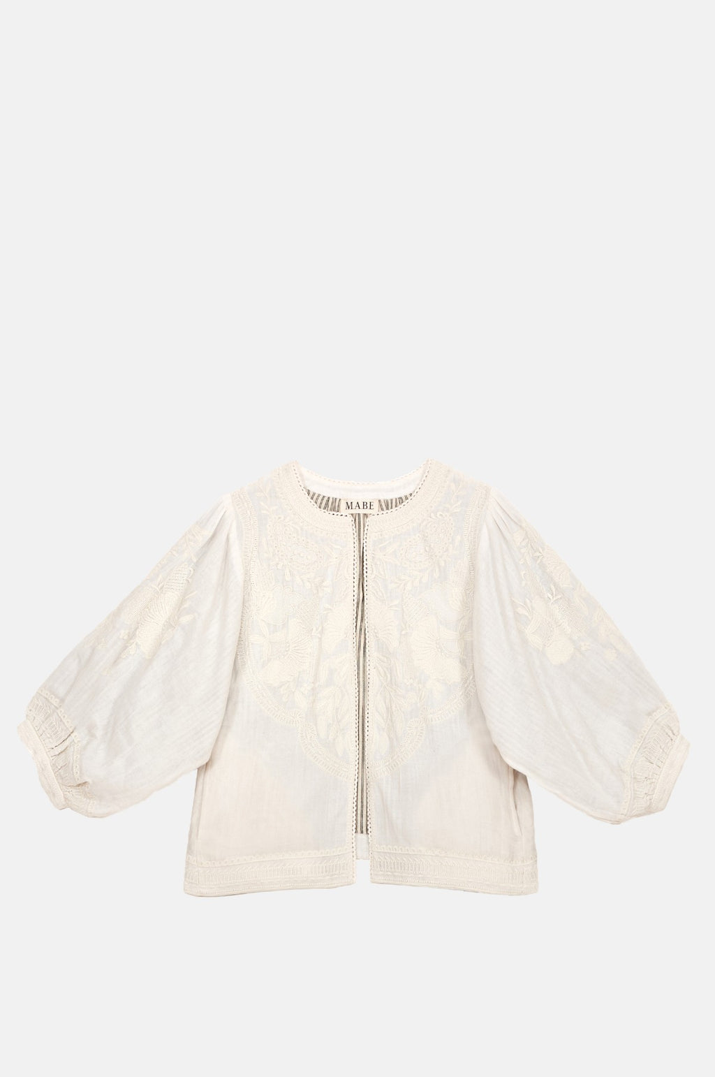 M.A.B.E. Averi Emb Jacket Ivory.