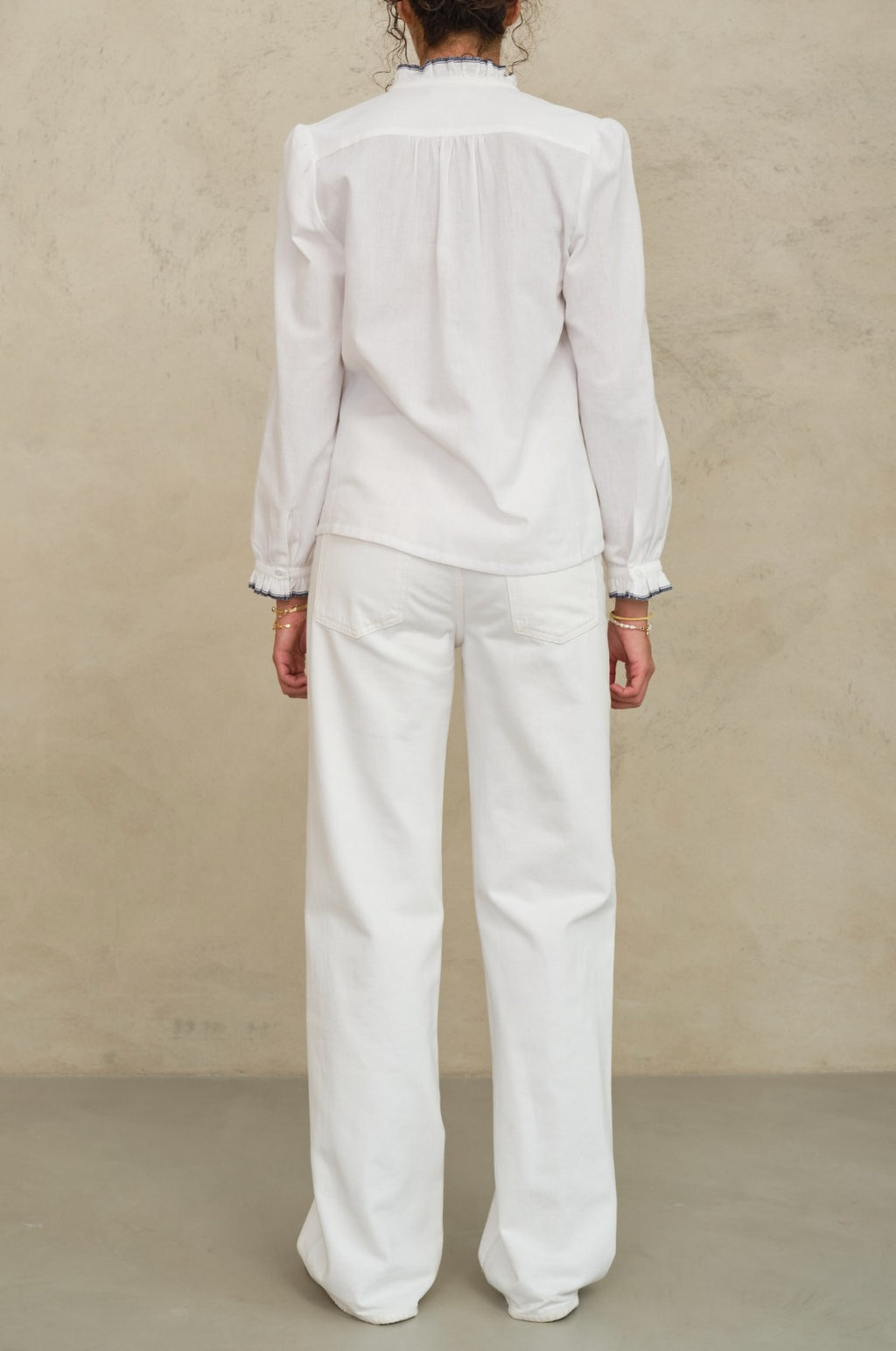 Chrissie L/S Top Ivory