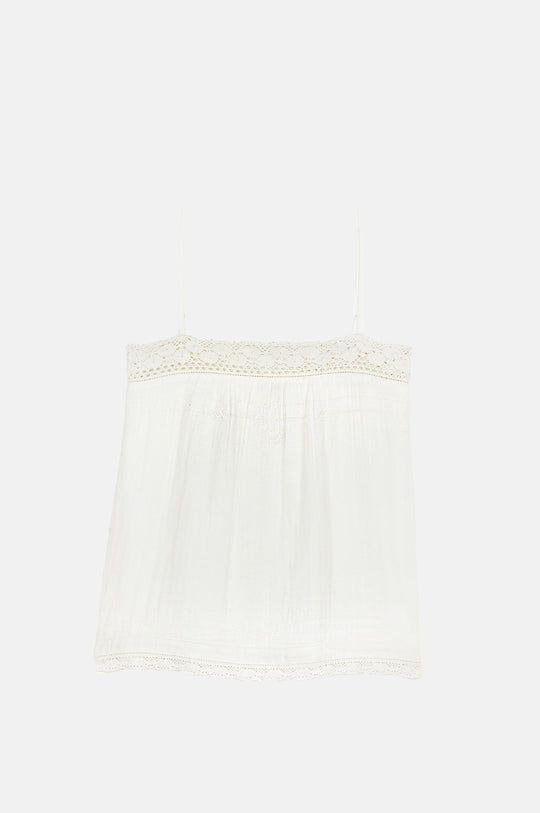 Veri Emb Cami White