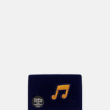 Double Note Brooch