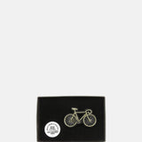 Silver Bicycle Brooch